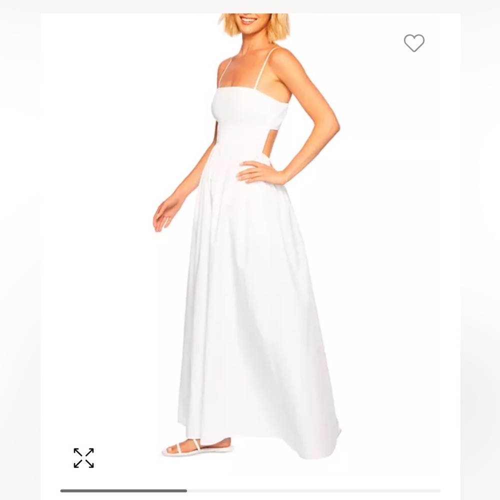 Susana Monaco Cotton Cut-out Back Maxi Dress Size Small New  NWT